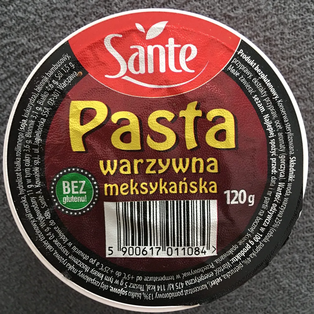 Pasta warzywna meksykańska