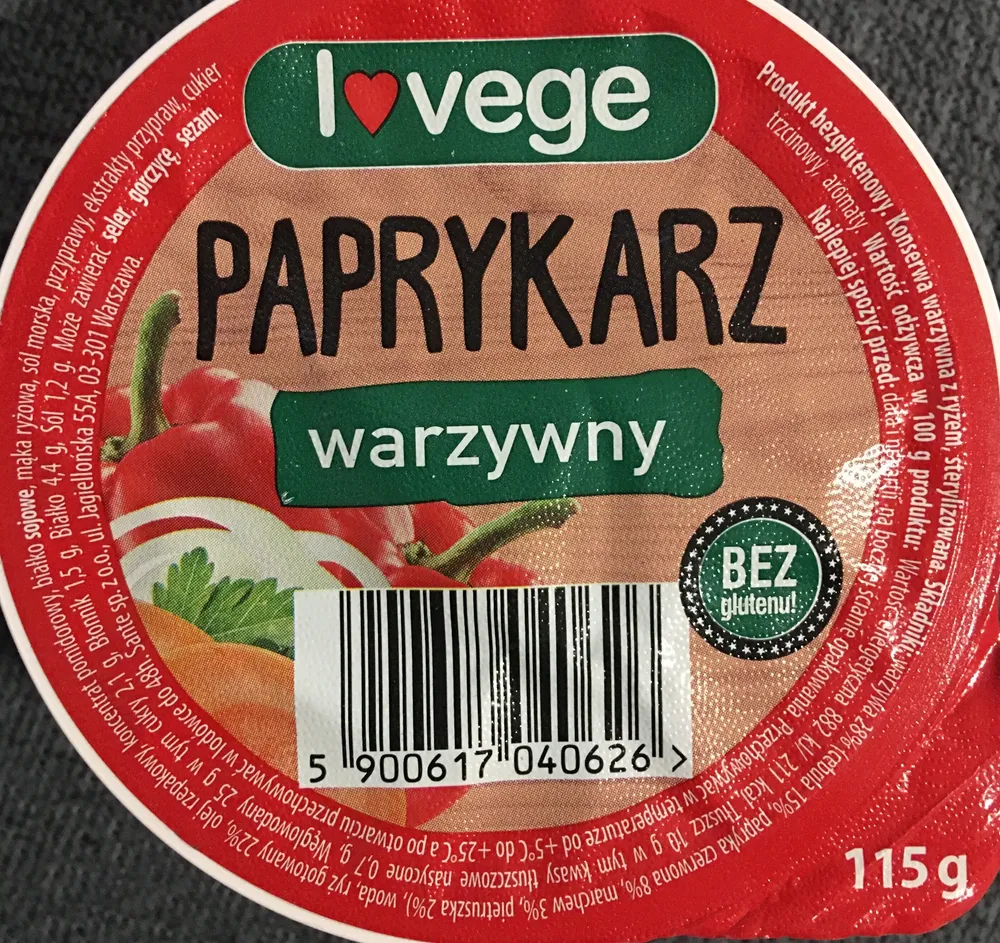 Paprykarz warzywny