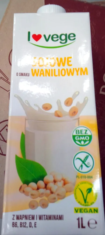 Sojowe o smaku waniliowym