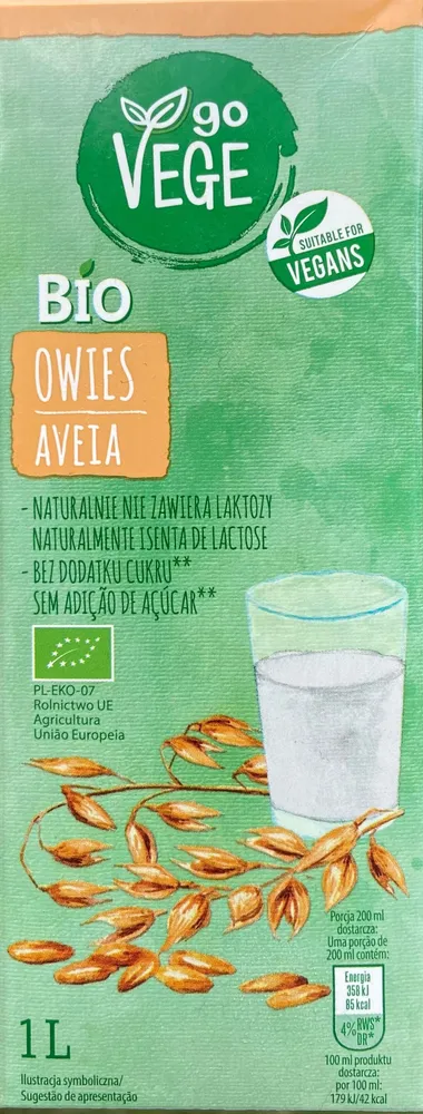 Mleko owsiane