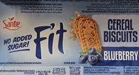 FIT cereal cookies without added sugar, with blueberry