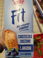 Fit Ciasteczka zbożowe z jagodą