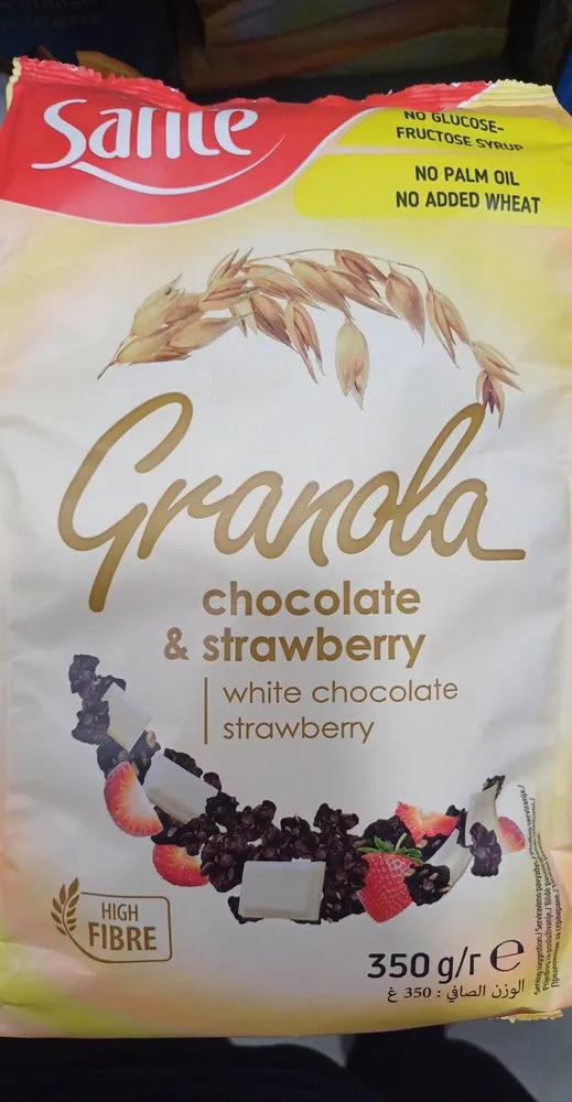 Sante granola czekolada z truskawką