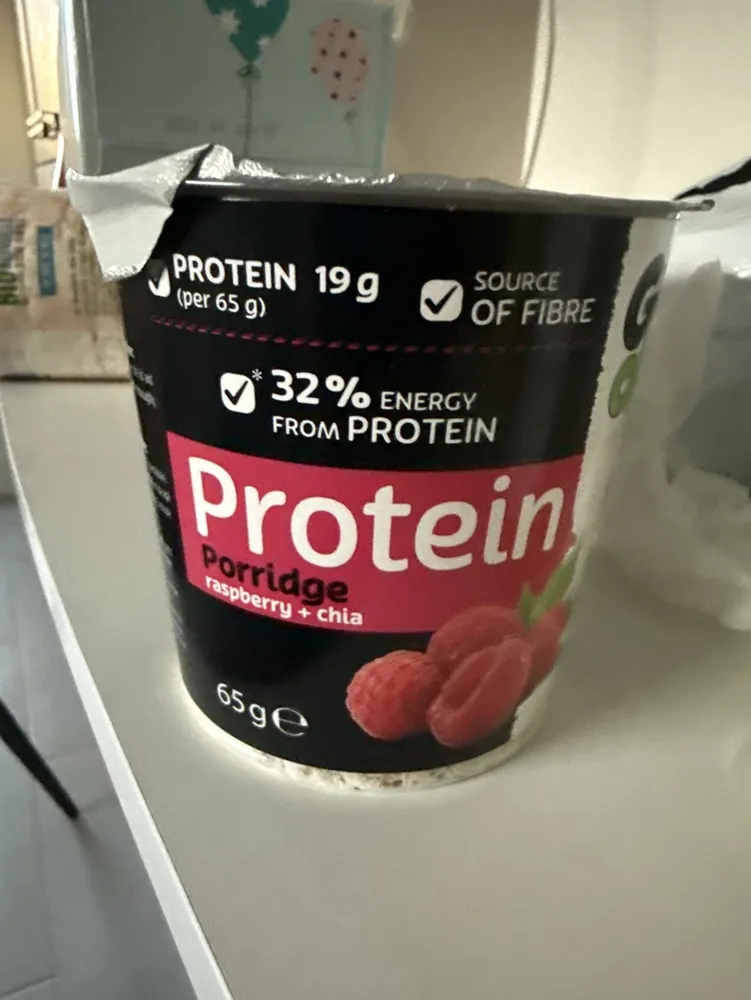 Protein Porridge Raspberry + Chia