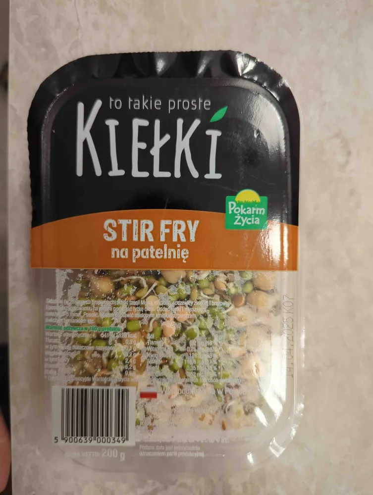 Kiełki Stir Fry