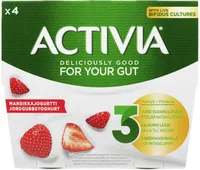Activia Yoghurt Jordbær 4x125g