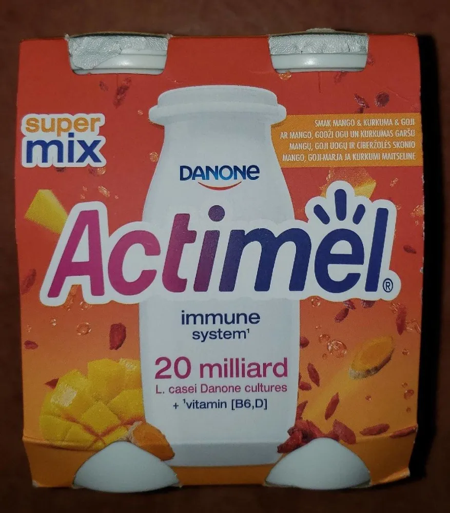 Actimel mangue curcuma gogi
