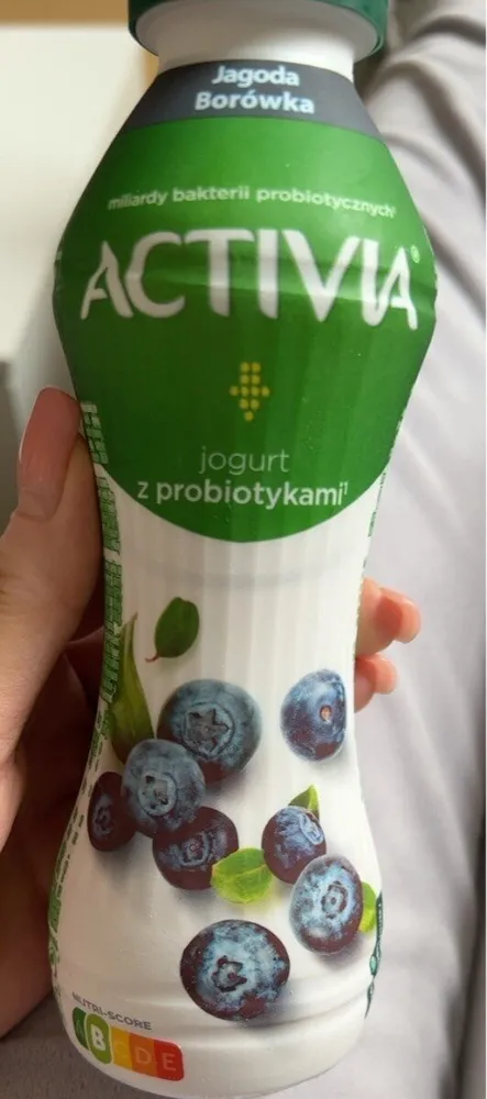 Jogurt z probiotykami Jagoda Borówka
