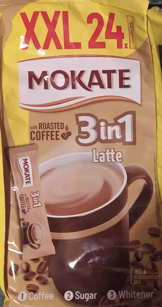 Instant coffee latte