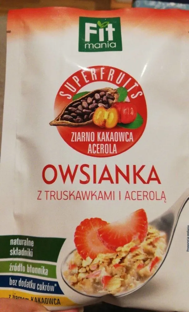 Owsianka z truskawkami
