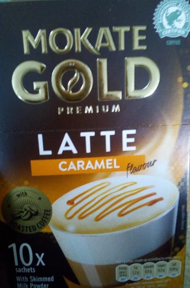 Mokate gold caramel latte