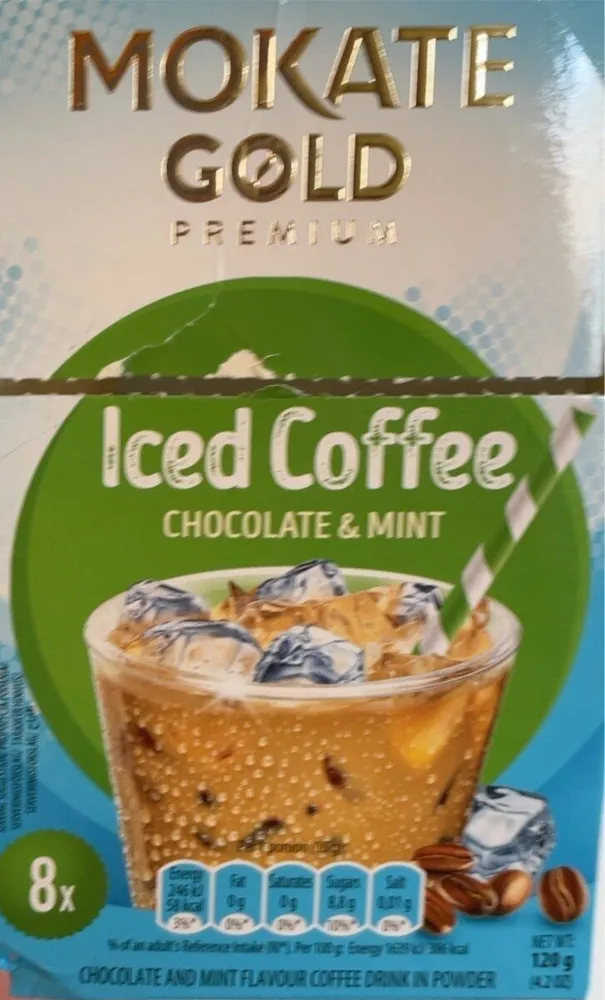 Iced Coffee Chocolate and Mint