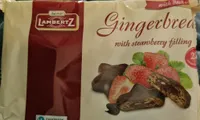 Gingerbread with strawberry filling
