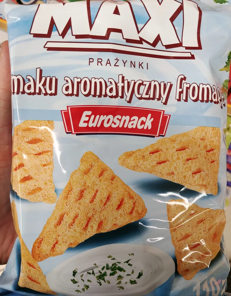 Prażynki o smaku aromatyczny fromage