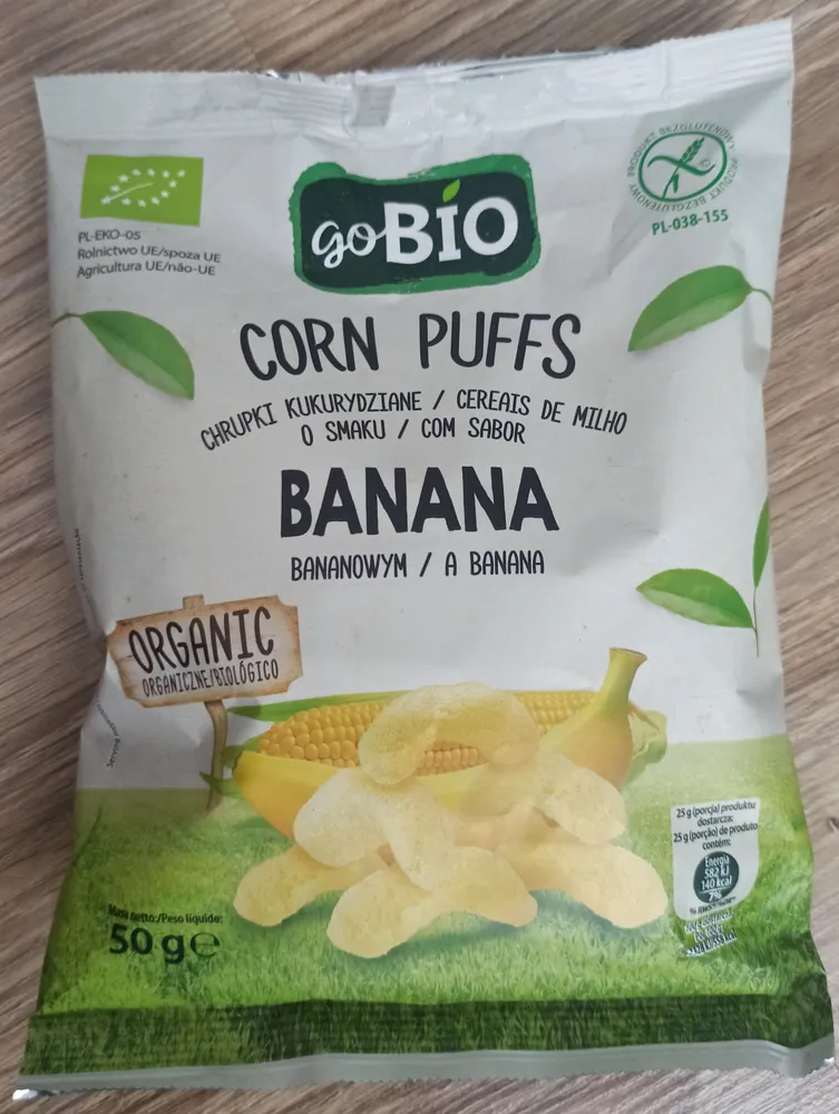 Chrupki Kukurydziane o Smaku Bananowym