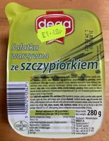 Salatka warzywna ze szczypiorkiem