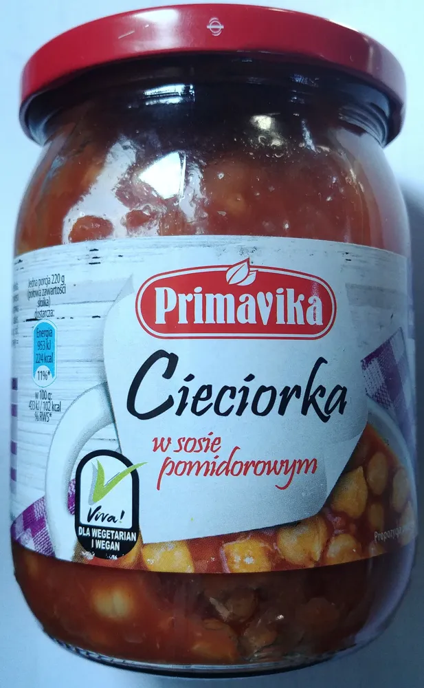 Cieciorka w sosie pomidorowym