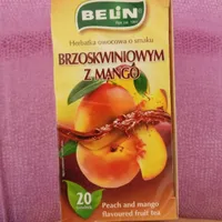 Peach and mango flavoured tea
