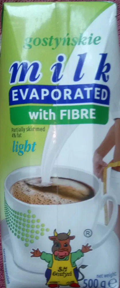 Mleko zagęszczone z błonnikiem light