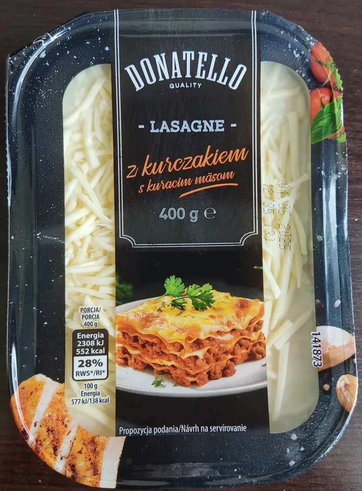 Lasagne z kurczakiem