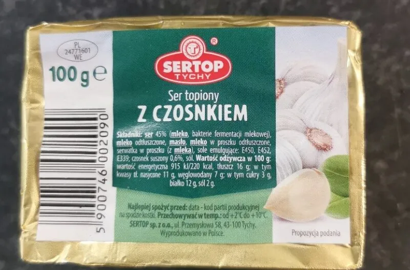 Schmelzkäse mit knoublach