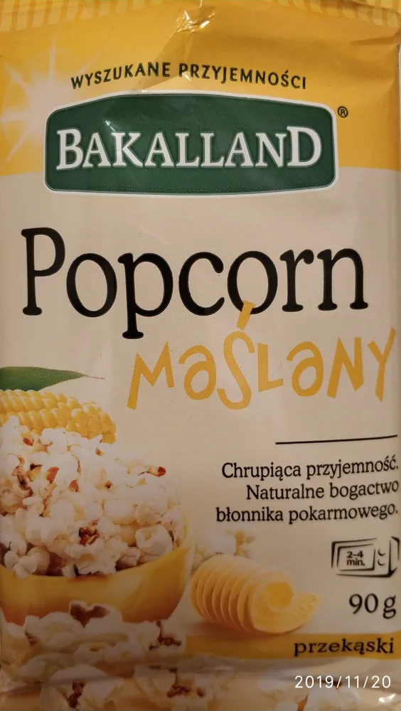 Popcorn maślany