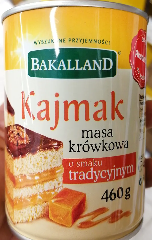 Bakalland Kajmak Masa Krówkowa o Smaku Tradycyjnym