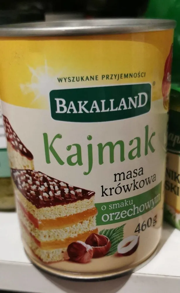 Kajmak masa krówkowa i smaku orzechowym