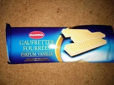 Gaufrettes Fourrées Parfum Vanille