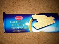 Gaufrettes Fourrées Parfum Vanille