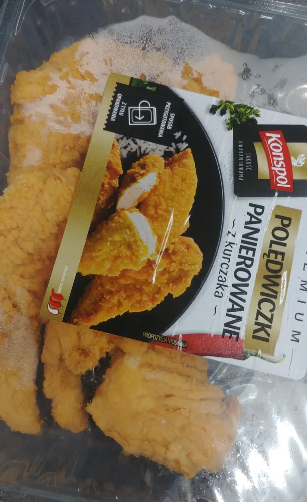 Poledwiczki Z Kurczaka Panierowany