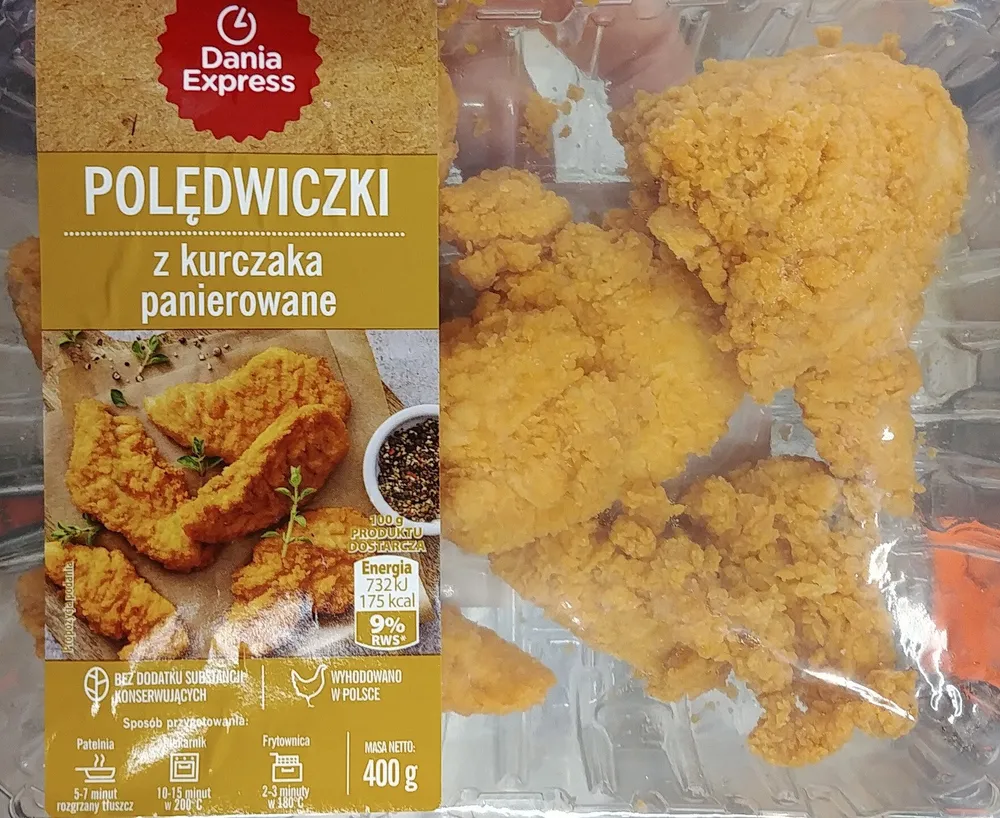 Polędwiczki z kurczaka panierowane