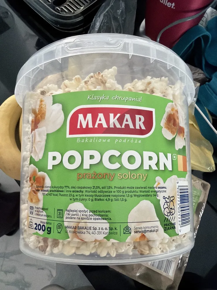 Popcorn Prazony Solony