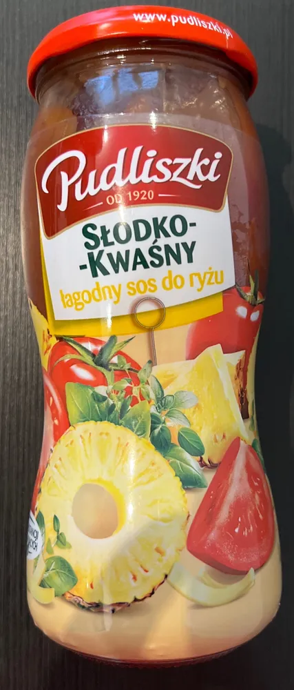 Słodko-kwaśny łagodny sos do ryżu