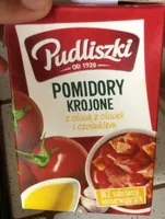 Pomidory krojone z oliwą z oliwek i czosnkiem