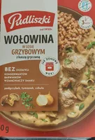 Wołowina w sosie grzybowym