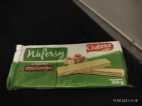 wafersy z kremem czekoladowym