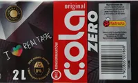 Napój gazowany typu cola o zmniejszonej wartości energetycznej
