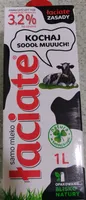 UHT milk 3.2% fat content