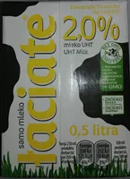 Łaciate Uht Milk 2.0% Fat 0.5 L