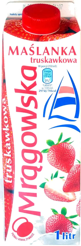 Maślanka truskawkowa