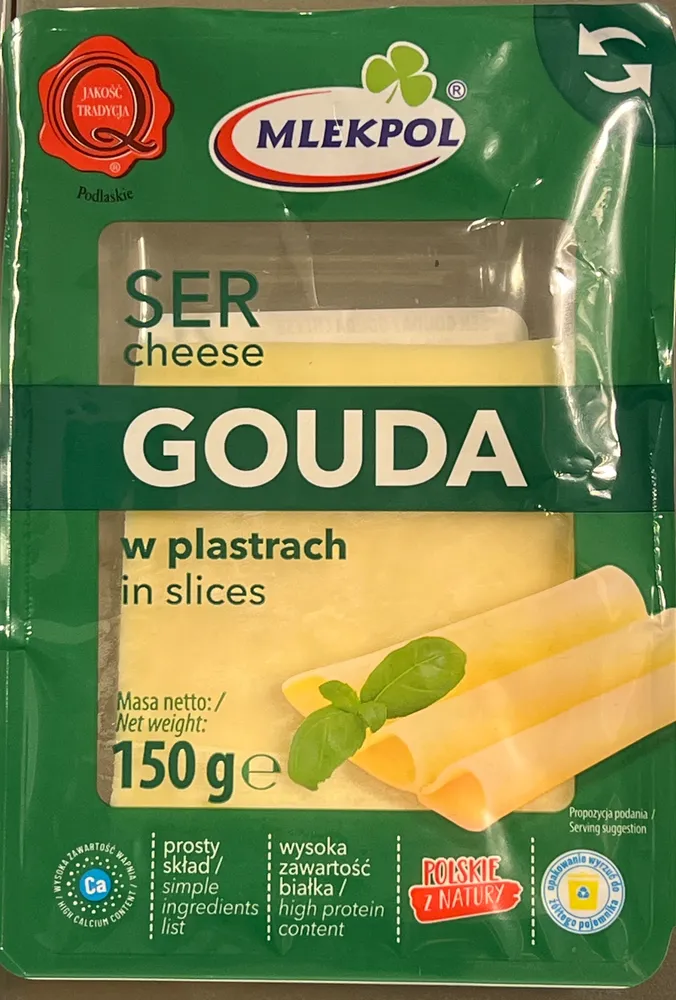 Ser Gouda w plastrach