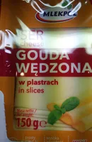 Cheese Mlekpol Gouda Smoked Slices 150G 1 / 12