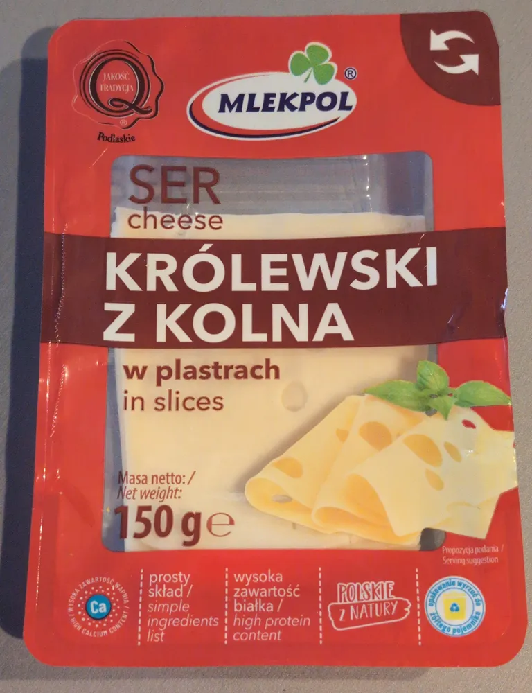 Królewski z Kolna - ser w plastrach