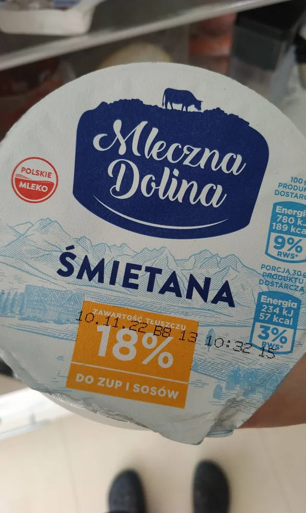 Śmietana mleczna dolina