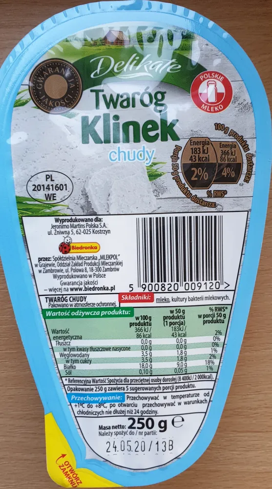 Twaróg Klinek chudy
