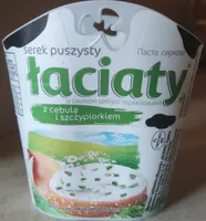 Serek puszysty z cebulą i szczypiorkiem