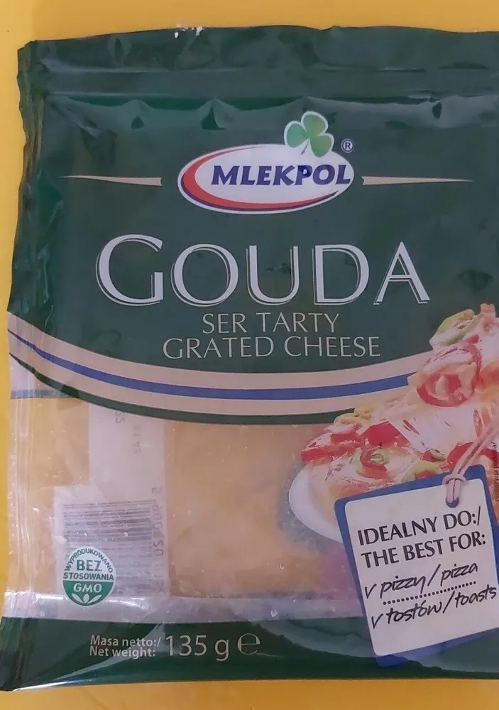 Gouda grated cheese
