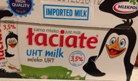 Łaciate mleko uht