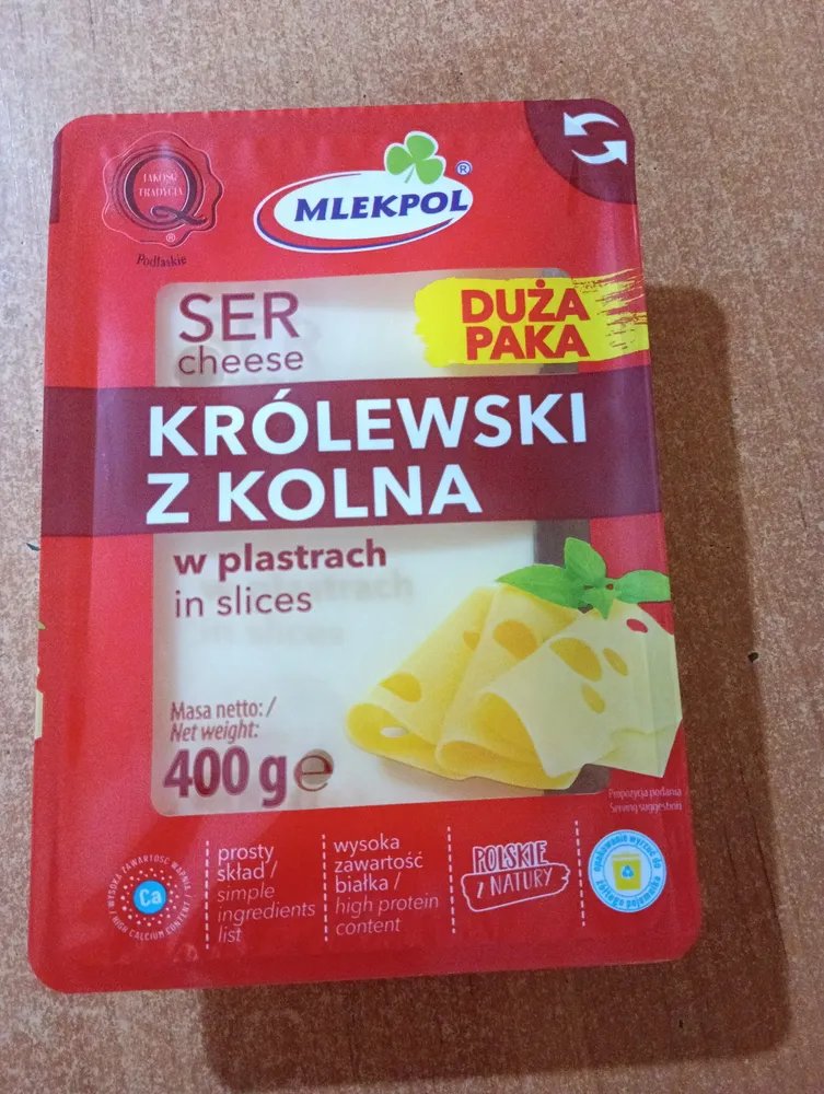 Ser Królewski z Kolna w plastrach